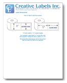 Creative Labels Label Dimensions